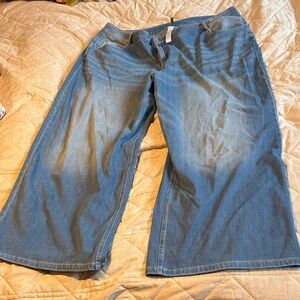 HALARA Blue Wide Leg Jeans